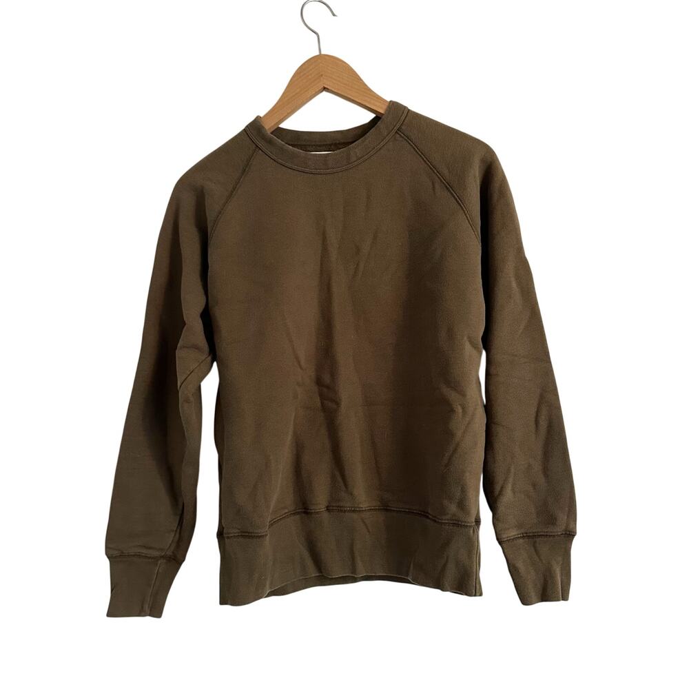 Our Legacy Men's 100% Cotton Brown Crew Neck Sweatshirt sz 44 = US S